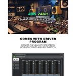 Solo3 24 Bit 2 In 2 Out Professionelles Audio-Soundkarten-Aufnahmegerät – Bild 5