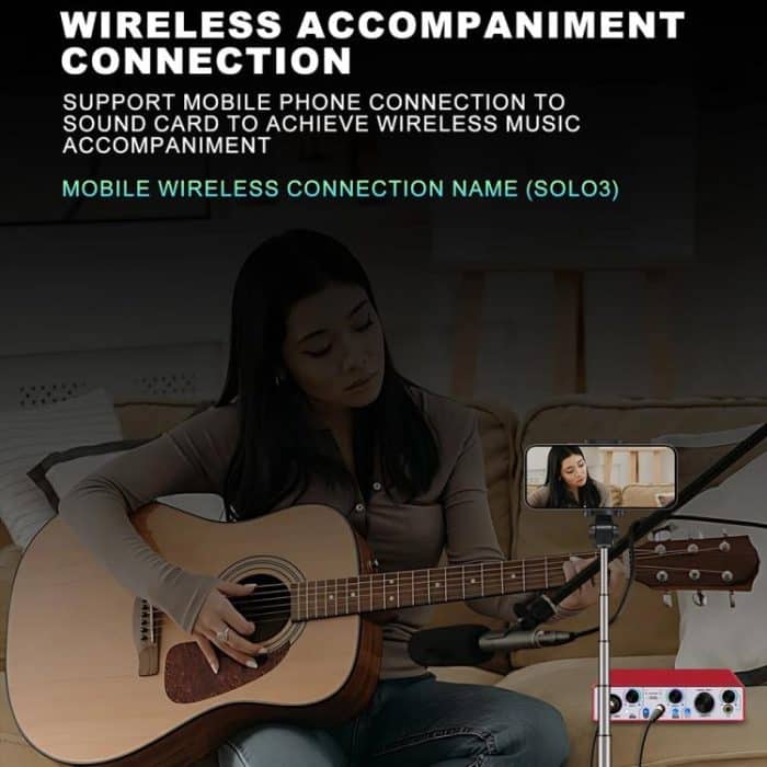 Solo3 24 Bit 2 In 2 Out Professionelles Audio-Soundkarten-Aufnahmegerät – Bild 8