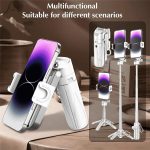 Jmary MT-18 Extendable Phone Holder Wireless Control Mini Phone Selfie Stick Tripod, MT-18 (White), MT-18 (Black) – Bild 10