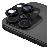 Kalebol Precise Alignment Stepped Eagle Eye Metal Lens Film, For iPhone 16 Pro Max, For iPhone 16 Pro