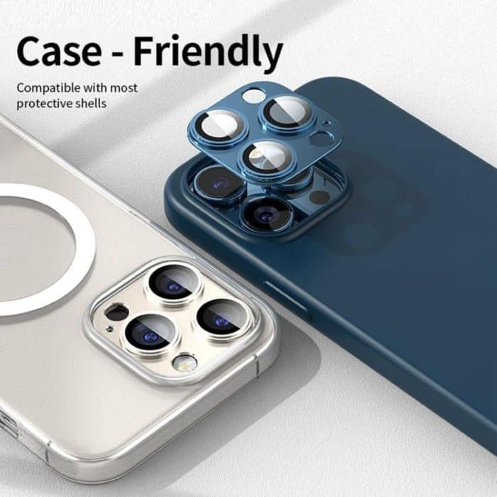 Kalebol Precise Alignment Stepped Eagle Eye Metal Lens Film, For iPhone 16 Plus, For iPhone 16 – Bild 3