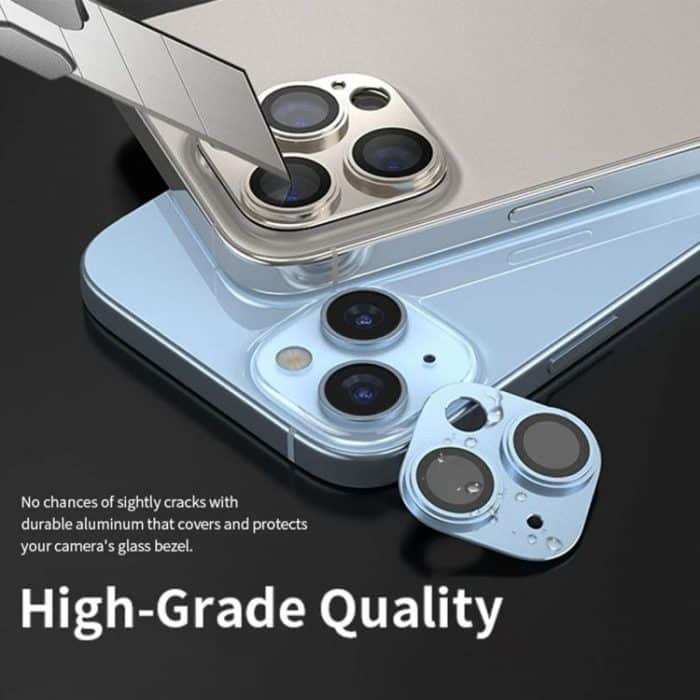 Kalebol Precise Alignment Stepped Eagle Eye Metal Lens Film, For iPhone 15 Pro Max, For iPhone 15 Pro – Bild 4