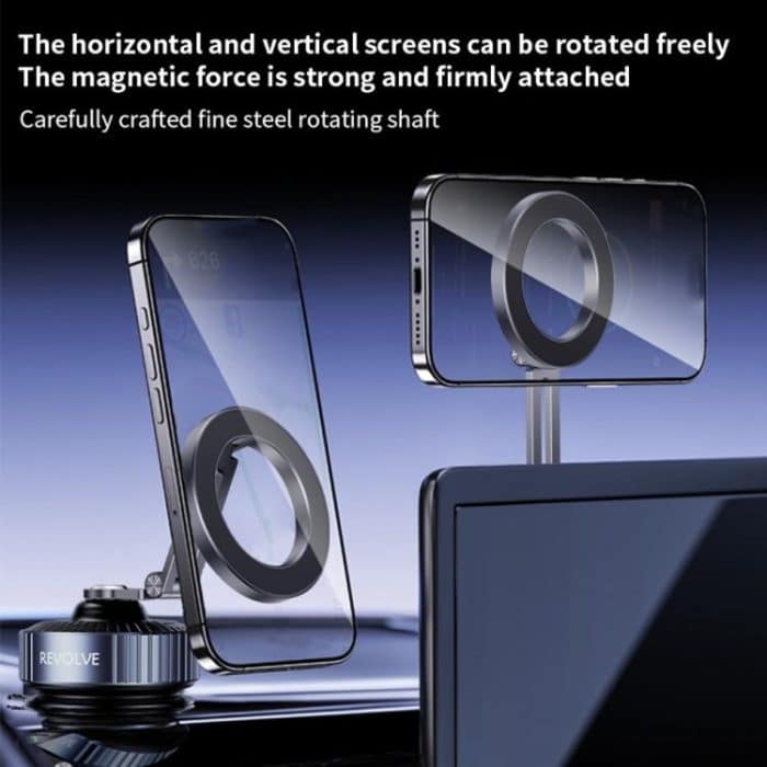 Z23 Dashboard 360 Grad Rotation Faltbare Vakuum Saug Magnetische Auto Handy Halterung – Bild 5
