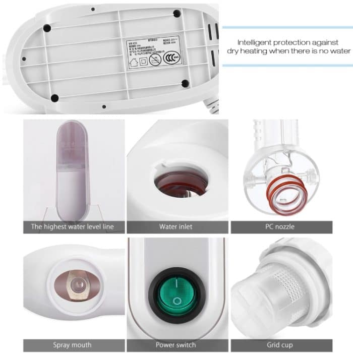 K-SKIN K33S Gesichtsdampfer Maschine Heißnebel Gesichtssprühgerät Nano-Sprühgerät SPA Dämpfende Tiefenreinigungs-Gesichtsmassage Pflegetools für zu Hause – Bild 4