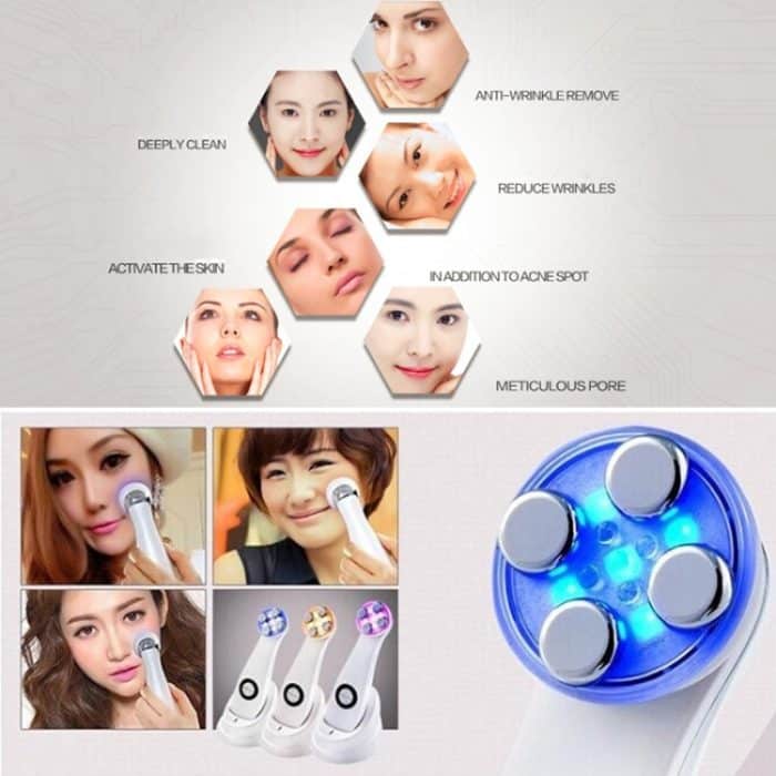 K-SKIN KD-9900 Photon Gesichtspflegewerkzeug Heben Anziehen Ionische Verjüngung Gesichtsmassagegerät Anti-Aging Beauty Instrument – Bild 9