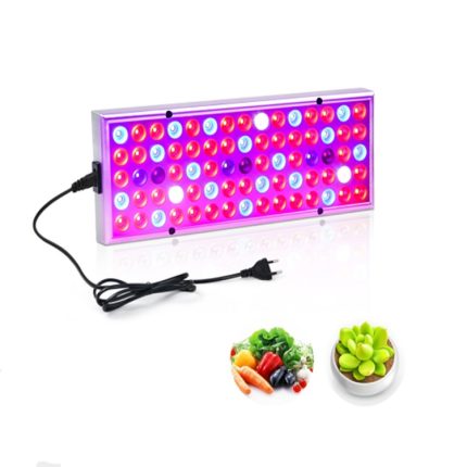 25W 75LEDs Vollspektrum-Pflanzenbeleuchtung Fitolampy für Pflanzen Blumen Sämling Anbau Wachsende Lampen LED-Wachstumslicht AC85-265V, US, EU