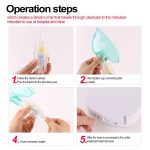 A500LWD Vernebler Häusliche Pflege Kinder Asthma Inhalator Atemschutzgerät Luftbefeuchter Wiederaufladbarer Automizer Inhalieren Ultraschallvernebler – Bild 8