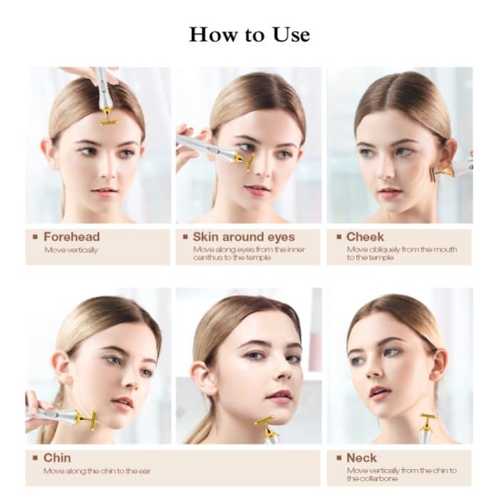 K-SKIN KD9060 Elektrisches Gesichtsmassagegerät Hautpflege Lifting Straffung Tragbare Essenzabsorption – Bild 5