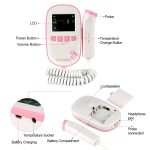 FD20P Fetal Doppler Ultraschall Baby Herzschlagdetektor Monitor – Bild 3