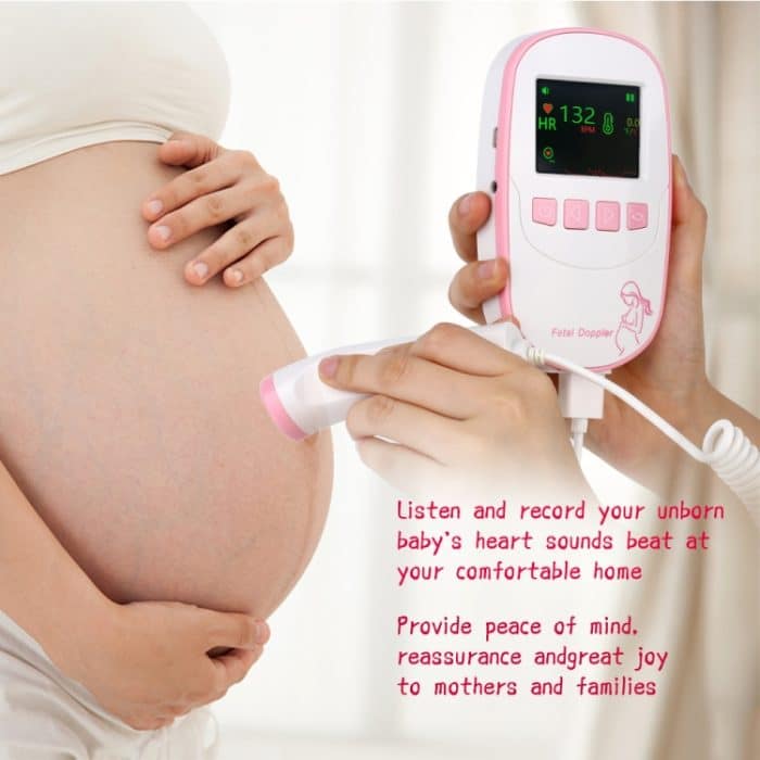 FD20P Fetal Doppler Ultraschall Baby Herzschlagdetektor Monitor – Bild 5