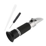 RZ136 Refraktometer Obst Weinzähler Zucker Tragbare Auto Brix 0 ~ 32% Alkohol 0 ~ 26% Fruchtsaft Wein Zuckerzähler Refraktometer – Bild 5