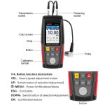 WintAct WT100A Digital Ultraschalldickenmessgerät Meter Tester USB-Aufladung Digitaler Dicke Metall Tester Hohe Präzision – Bild 5
