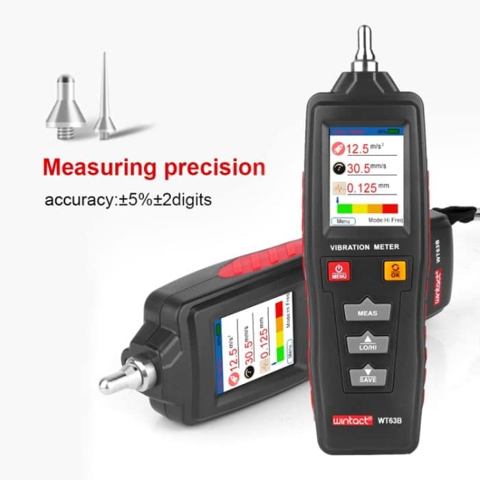 WT63B Handheld Vibration Analyzer Digital Vibrationsmessgerät – Bild 8