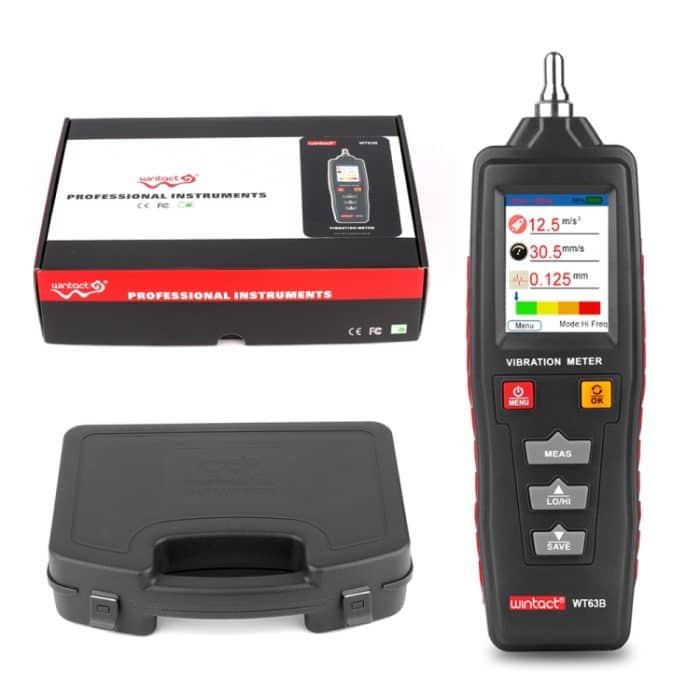 WT63B Handheld Vibration Analyzer Digital Vibrationsmessgerät – Bild 9