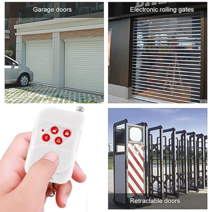 Drahtlose Fernbedienung 433 MHz 12-V-Schlüsselbund-Fernsteuerung für PSTN GSM-Einbruch-Sicherheitsalarmsystem – Bild 5