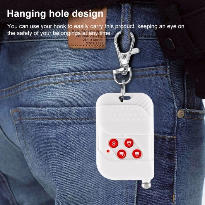 Drahtlose Fernbedienung 433 MHz 12-V-Schlüsselbund-Fernsteuerung für PSTN GSM-Einbruch-Sicherheitsalarmsystem – Bild 6