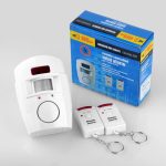 Drahtlose Fernbedienung Drahtlose Heimsicherheit PIR-Alarm Infrarotsensor Alarmsystem Diebstahlsicherungsmelder Alarm 105DB Sirene – Bild 4