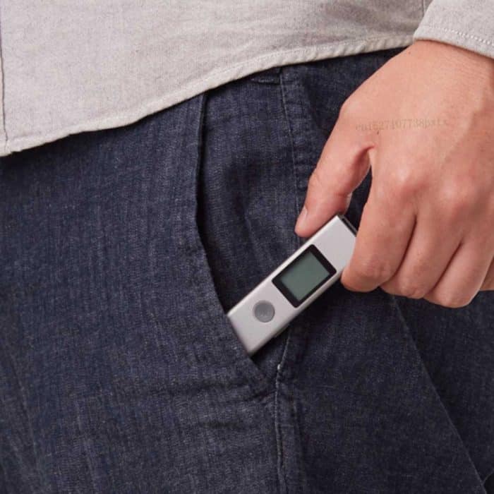 LS-1 Laser Rangfinder Entfernungsmesser 40M Handheld Mini wiederaufladbar LCD Digital Laser Entfernungsmesser 131FT Laser Range Finder – Bild 6