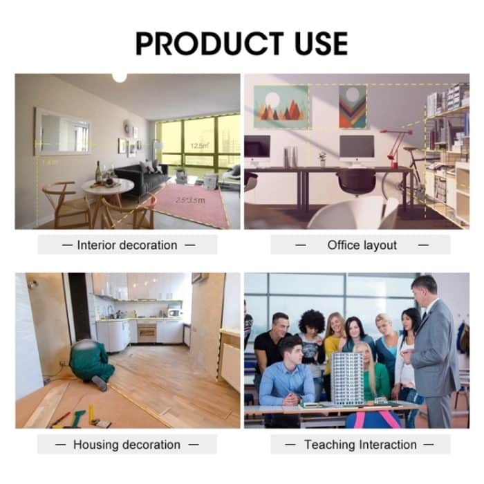 LS-1 Laser Rangfinder Entfernungsmesser 40M Handheld Mini wiederaufladbar LCD Digital Laser Entfernungsmesser 131FT Laser Range Finder – Bild 8