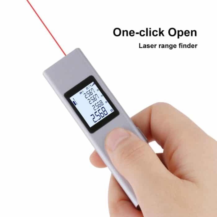 LS-P Laser Rangfinder Entfernungsmesser 40M Handheld Mini wiederaufladbar LCD Digital Laser Entfernungsmesser 131FT Laser Range Finder – Bild 2