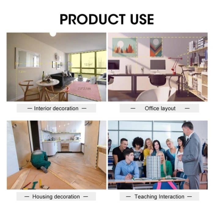 LS-P Laser Rangfinder Entfernungsmesser 40M Handheld Mini wiederaufladbar LCD Digital Laser Entfernungsmesser 131FT Laser Range Finder – Bild 10