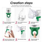 RZ824 Health Care Mesh Vernebler Handheld Home Kinder Erwachsener Asthma Inhalator Mini Care Inhalieren Ultraschall Vernebler – Bild 5