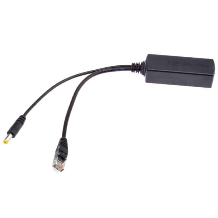 Power Over Ethernet Splitter 48-V-Eingang und 12-V-Ausgang 48-V-PoE-Splitter-Adapter. Lassen Sie die 12-V-DC-IP-Kamera zur POE-Kamera werden – Bild 3