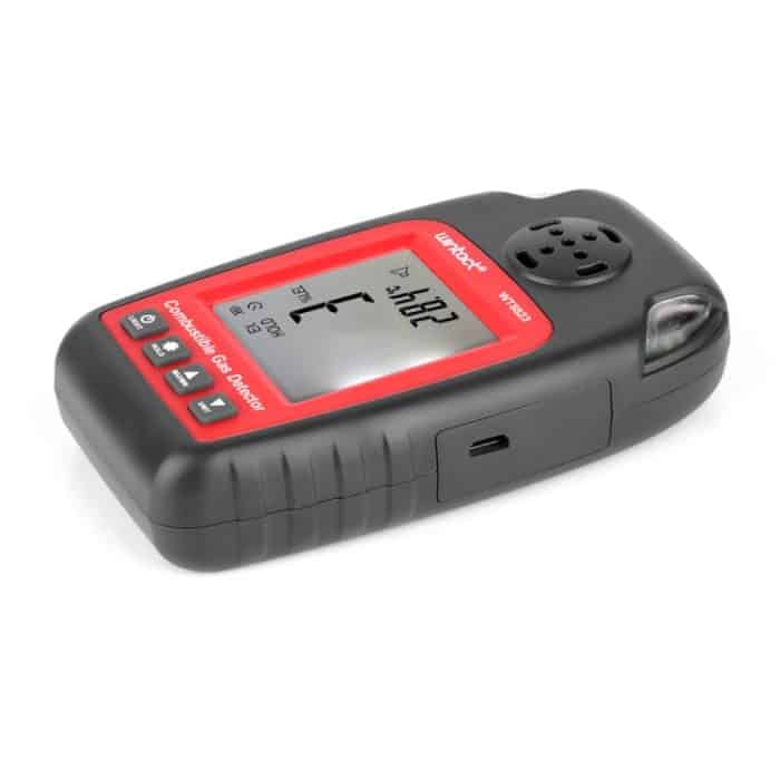 WINTACT WT8823 Brennbarer Gas Alarmmelder Gasleckage Entzündliche natürliche digitale LCD-Anzeige Gas-Leck-Detektor-Monitor-Gasanalysator – Bild 3