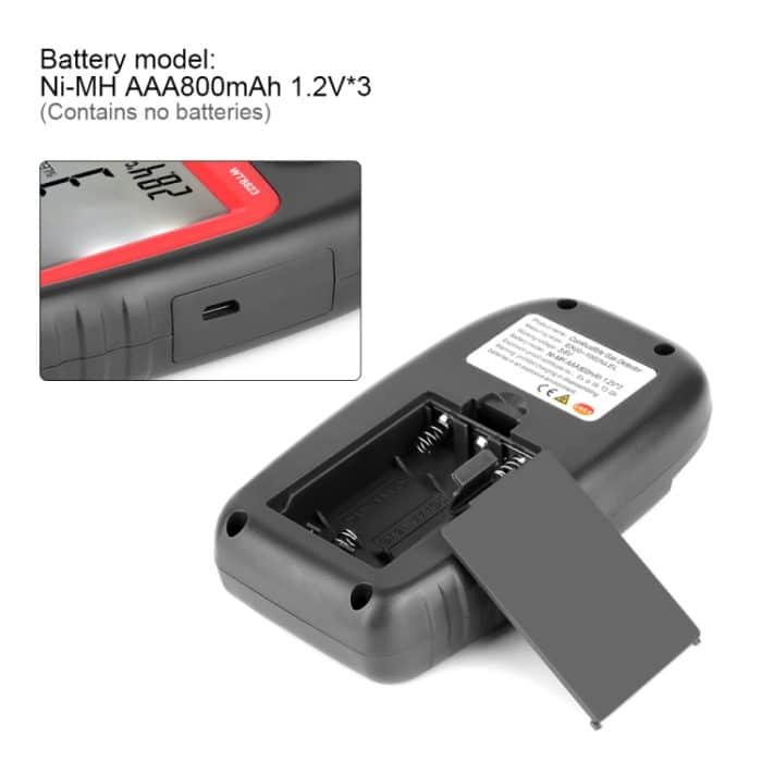 WINTACT WT8823 Brennbarer Gas Alarmmelder Gasleckage Entzündliche natürliche digitale LCD-Anzeige Gas-Leck-Detektor-Monitor-Gasanalysator – Bild 6