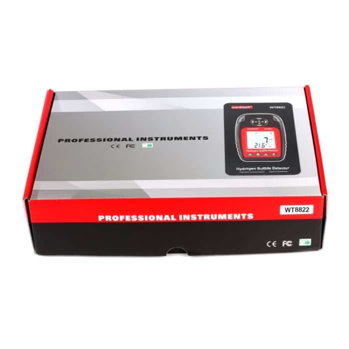 WTINTACT WT8822 Hydrogensulfiddetektor unabhängiger H2S Gassensor Warnung mit hohem empfindlichen Giftdetektor – Bild 7