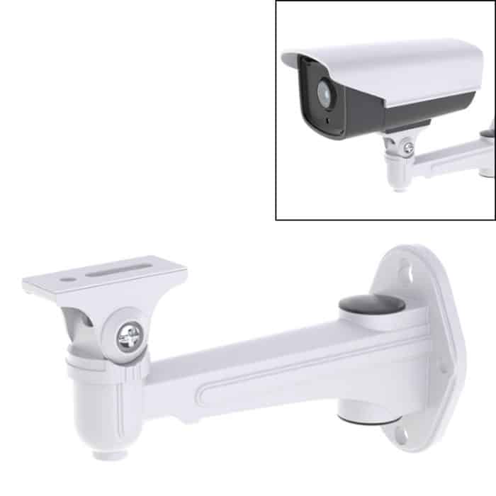 SYA004356.jpg CCTV Wandhalterung Aluminium Metallic Silber Halterung Indoor Outdoor für Bullet Camera IP Camera Bracket Zubehör – Bild 1