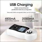 Sndway SW-593 Digital Refraktometer Sugar Brix Meter wiederaufladbare Wein Bier Alkohol Getränk Obst Zuckerkonzentration Meter – Bild 7