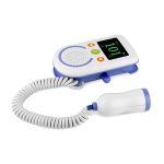A100D Digitaler fetaler Doppler-Ultraschall-Sound Baby-Herzschlagdetektor-Monitor Wiederaufladbares pränatales Taschen-Fetal-Doppler-Stethoskop – Bild 2
