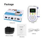 A100D Digitaler fetaler Doppler-Ultraschall-Sound Baby-Herzschlagdetektor-Monitor Wiederaufladbares pränatales Taschen-Fetal-Doppler-Stethoskop – Bild 5