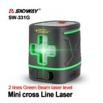 SNDWAY SW-331G Laser Level 2 Linien 360 Grad wiederaufladbare Batterie Green Beam Self Leveling Level Laser 3D Rotary Vertikal Horizontal – Bild 5