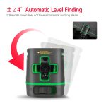 SNDWAY SW-331G Laser Level 2 Linien 360 Grad wiederaufladbare Batterie Green Beam Self Leveling Level Laser 3D Rotary Vertikal Horizontal – Bild 6