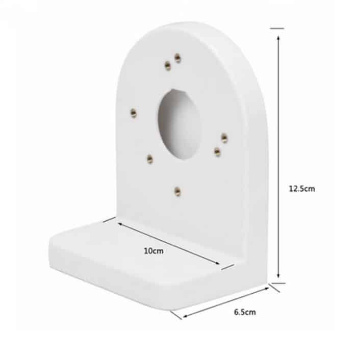 L-Typ 3,5-Zoll-Kunststoff-Wandhalterung mit rechtwinkliger Halterung für CCTV Dome IP-Überwachungskamera – Bild 2