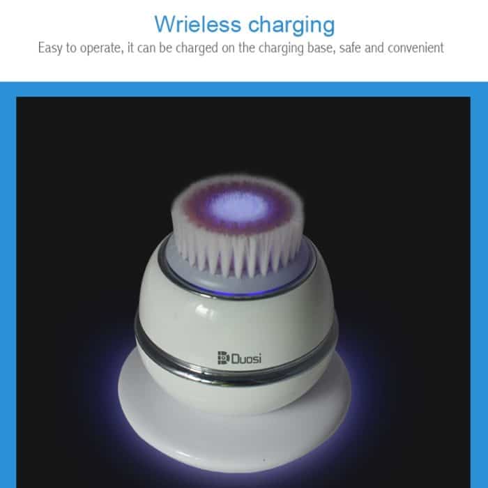 Duosi DY-103 USB Aufladen Elektrische Gesichtsreinigungsbürste Wasserdichtes Gesicht Tiefenporenreinigungsmassagegerät Peeling Öl Schmutz Mitesser Entfernen – Bild 11