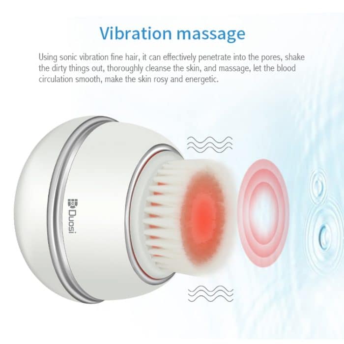 Duosi DY-103 USB Aufladen Elektrische Gesichtsreinigungsbürste Wasserdichtes Gesicht Tiefenporenreinigungsmassagegerät Peeling Öl Schmutz Mitesser Entfernen – Bild 6