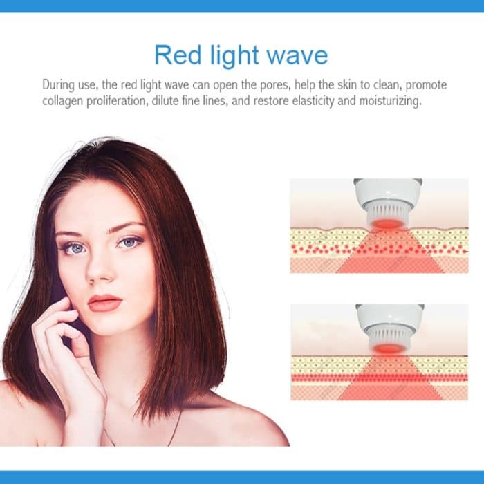 Duosi DY-103 USB Aufladen Elektrische Gesichtsreinigungsbürste Wasserdichtes Gesicht Tiefenporenreinigungsmassagegerät Peeling Öl Schmutz Mitesser Entfernen – Bild 9