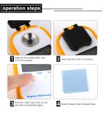 DR202 Digital Sea Water Refraktometer Meerwassersalzinitätszählerspezifische Schwerkraftbereich 0-100 ‰ Chlorigkeit 0 ~ 57 ‰ Refraktometer – Bild 7