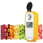DR103 Digital Refraktometer LCD Display BRXI Fruchtsaft Zuckerzähler Refraktometer für Dextran Fructose Glucose Laktose Maltose