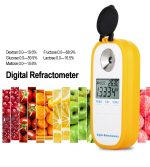 DR103 Digital Refraktometer LCD Display BRXI Fruchtsaft Zuckerzähler Refraktometer für Dextran Fructose Glucose Laktose Maltose – Bild 8