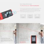 E40 Laser-Entfernungsmesser Laser-Entfernungsmesser-Messgerät Digitale Handwerkzeuge Modulreichweite 40 m Entfernungsmesser – Bild 8