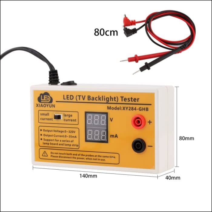 XY284 LED-Tester 0-320 V Ausgang LED-TV-Hintergrundbeleuchtungstester Mehrzweck-LED-Streifen Perlen Testwerkzeuge – Bild 6