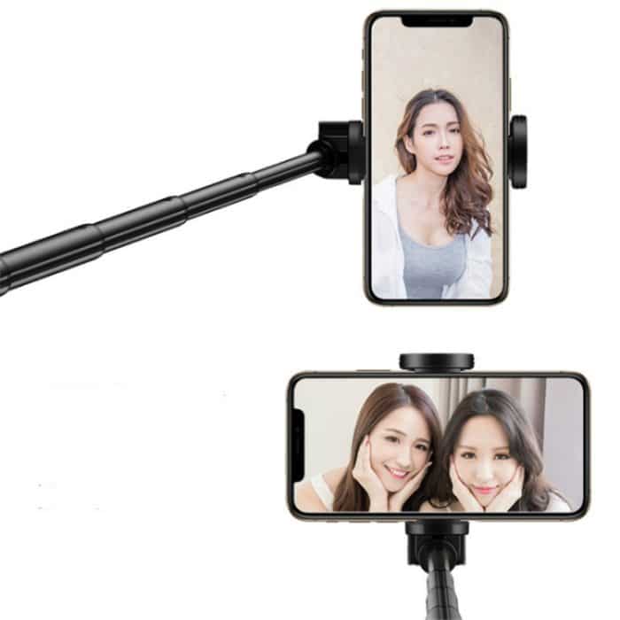 Mini Wireless Bluetooth Telefon Selfie Stick Aluminium Handheld Selfie Stick Reise Artefakt – Bild 5