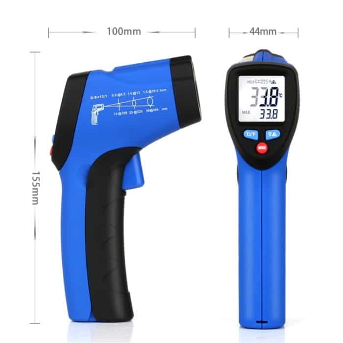 Flus IR-801H -50 ~ 350 ℃ Laserinfrarot-Mini-Handheld-tragbares digitales elektronisches, nicht berührtes Thermometer im Freien – Bild 4