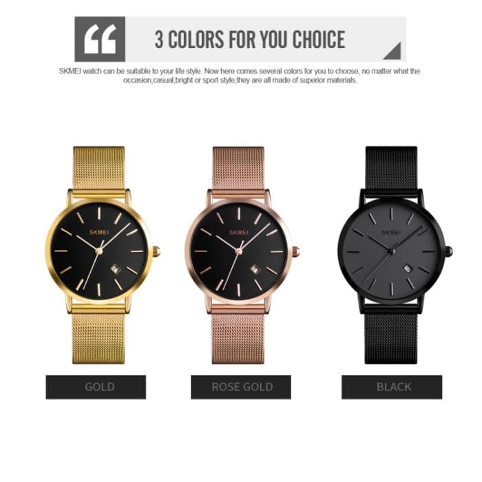 SKMEI 1530 Mode Europa Und Amerika Einfache Business Frauen Armbanduhr Elegante Dünne Weibliche Student Quarzuhr – Bild 10