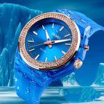 SkMEI 1553 Damen-LED-Farblicht-transparente wasserdichte Uhr mit eingelegtem Wasserbohrer – Bild 4