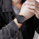 Skmei 1513 Mode trendige Stahlband Quarzuhr Herren wasserdichte Freizeituhr, Skmei 1513 Steel Band Watch (Black) – Bild 15